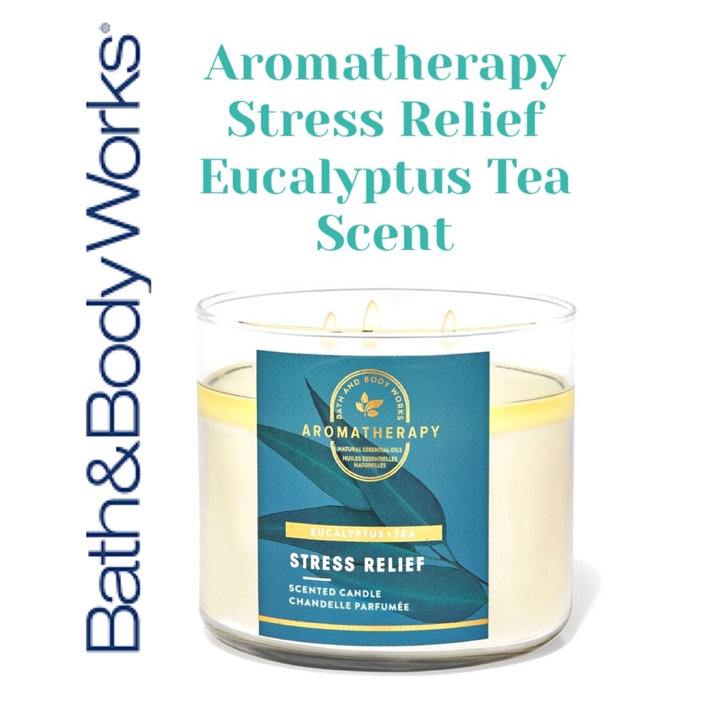 ❤️BATH AND BODY WORKS ❤️BRAND NEW CANDLE ❤️AROMATHERAPY  EUCALYPTUS TEA❤️